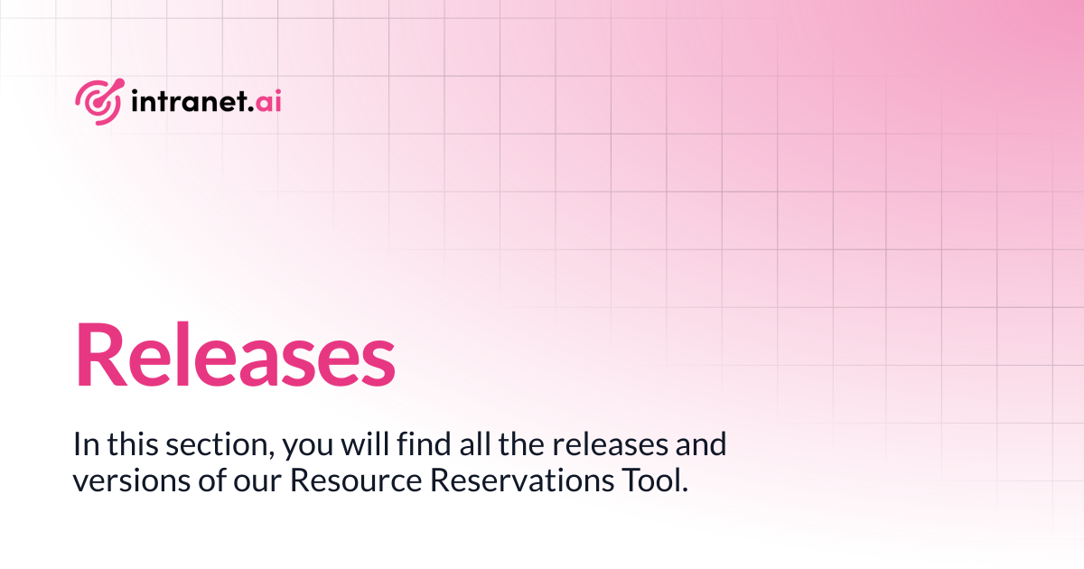 Releases | intranet.ai documentation