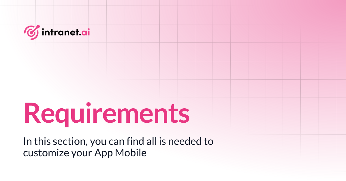 Requirements | intranet.ai documentation