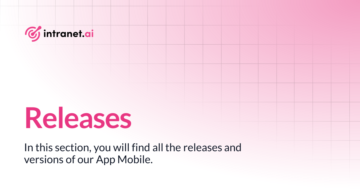 Releases | intranet.ai documentation
