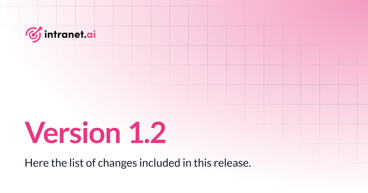 Version 1.2 | intranet.ai documentation