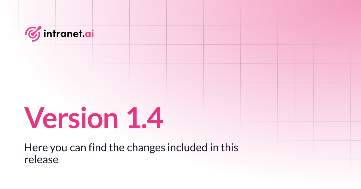 Version 1.4 | intranet.ai documentation