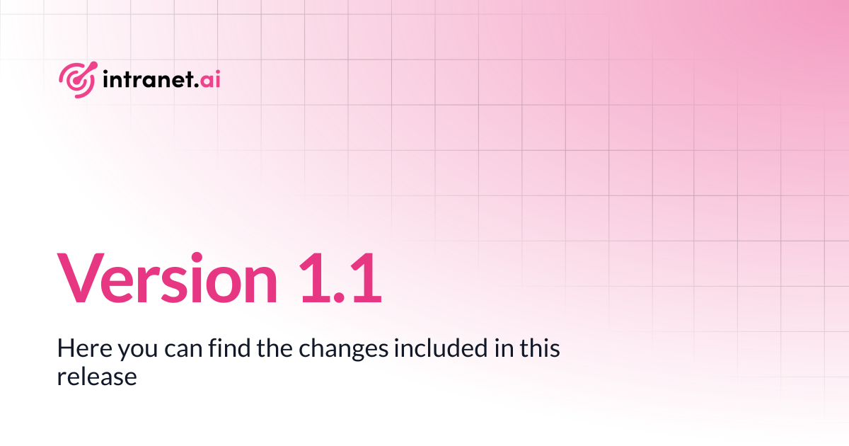 Version 1.1 | intranet.ai documentation